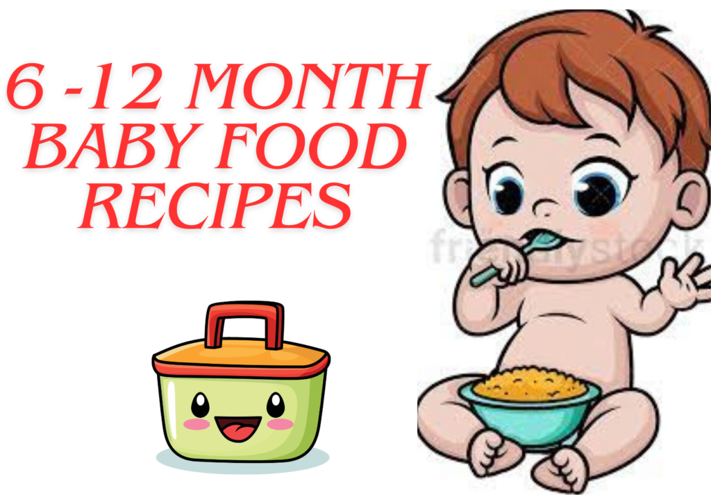 6 -12 month Baby food recipes