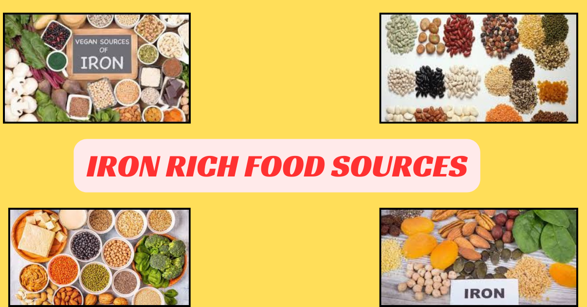 IRON RICH FOOD SOURCES FOR VEGAN