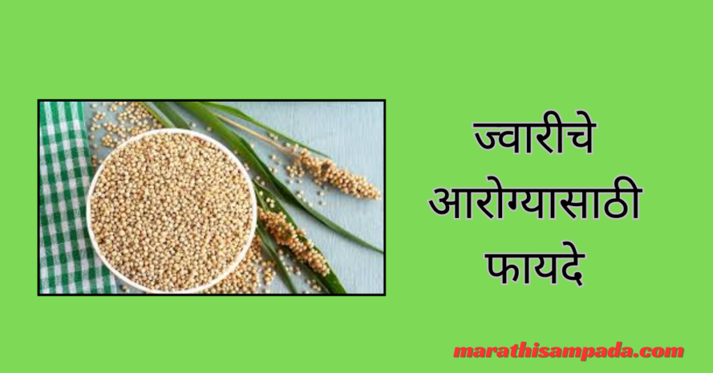 HEALTH BENEFITS OF JOWAR IN MARATHI 