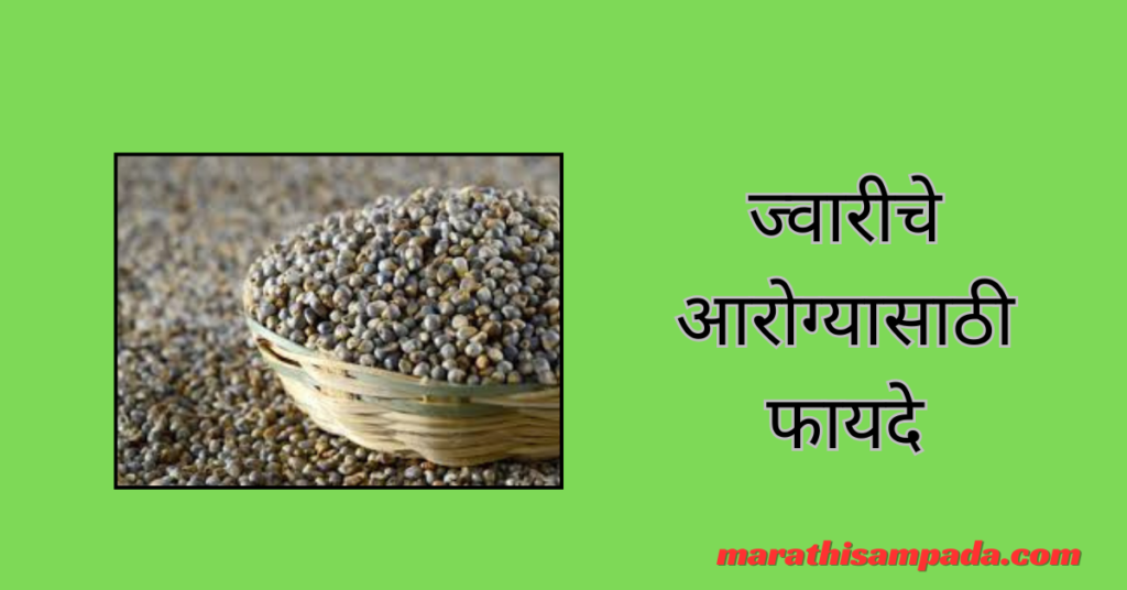 HEALTH BENEFITS OF JOWAR IN MARATHI 